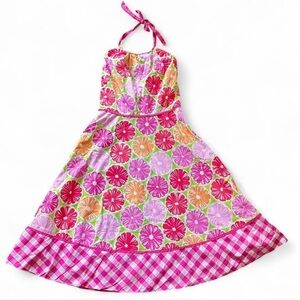 Lilly Pulitzer Pink and Orange Floral Dress